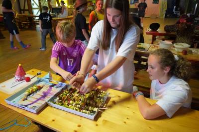 Essen im Ferienlager